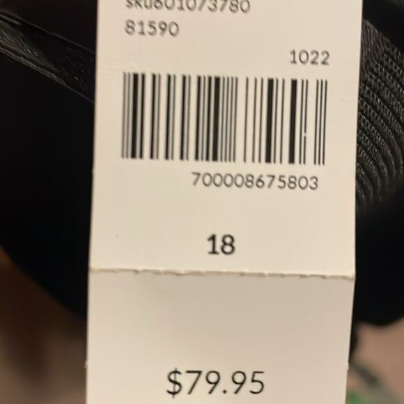 NWT. Lane Bryant Black Satin Skirt. 18 - Picture 3 of 5